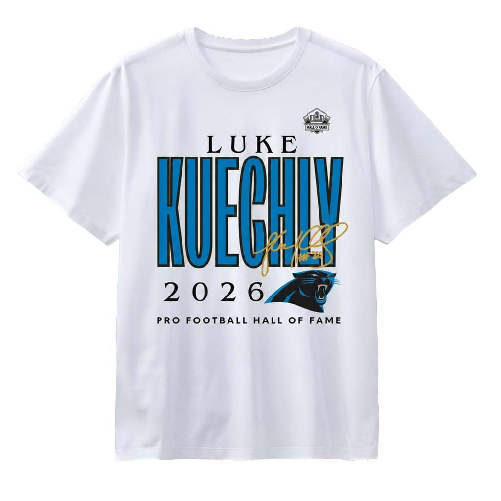 Luke Kuechly Panthers Class Of 2026 Shirt Pro Football Hall Of Fame Tee Carolina Panthers Merch - Merchluma
