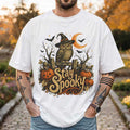 Stay Spooky Owl Vintage Witch Pumpkin Fall T-Shirt Halloween Merch Gifts For Brothers - Merchluma