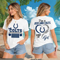 Indianapolis Colts Jeep Heartbeat Kind Of Girl T-Shirt Indianapolis Colts Merch Football Gifts - Merchluma