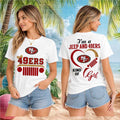 San Francisco 49ers Jeep Heartbeat T-Shirt SF 49ers Merch Present For Football Lovers - Merchluma
