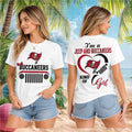 Tampa Bay Buccaneers Jeep Heartbeat T-Shirt Buccaneers Merch Gift For Football Fans - Merchluma