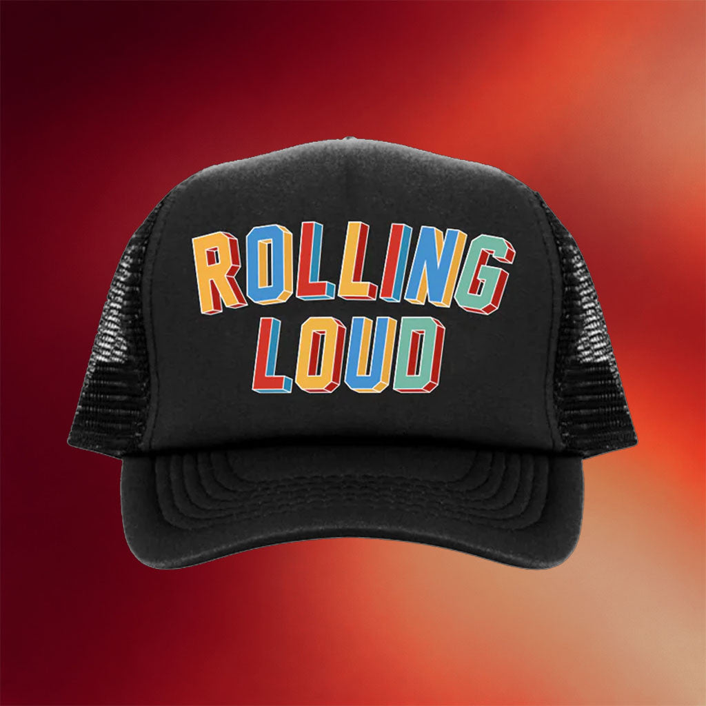 Rolling Loud Merch Black Portugal 23 Trucker Hat Best Gifts For Music Lovers - Merchluma