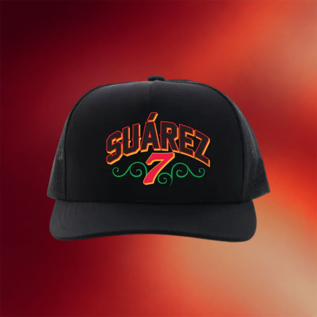 Spire Motorsports Merch #7 Daniel Suarez Hooey Trucker Hat Birthday Present For Husband - Merchluma