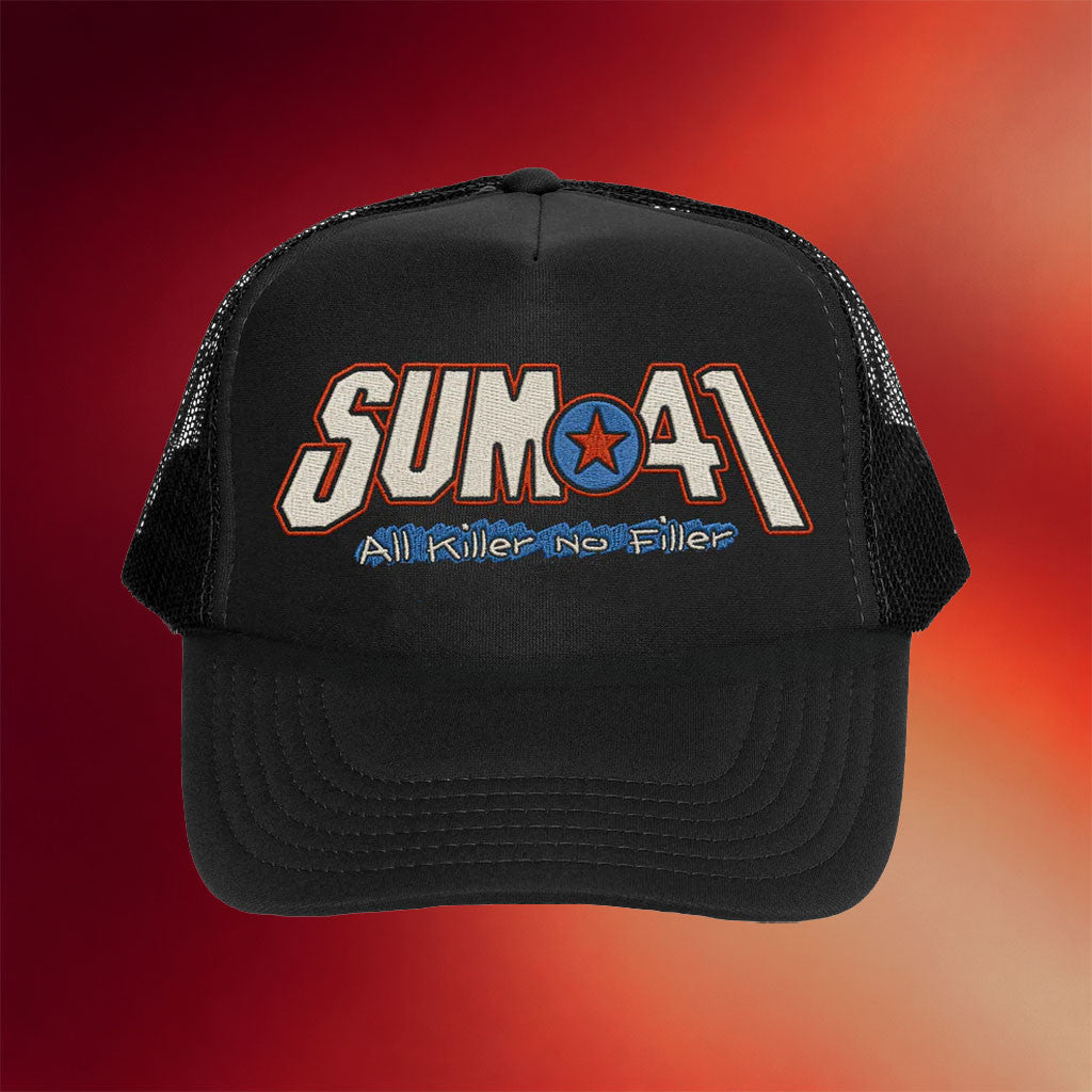 Sum 41 Merch 2026 AKNF Trucker Hat Sum 41 Rock Band Cap Gifts For Music Lovers - Merchluma