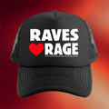 Summer Smash Merch 2026 Raves Love Rage Trucker Hat Black Presents For Hip Hop Lovers - Merchluma