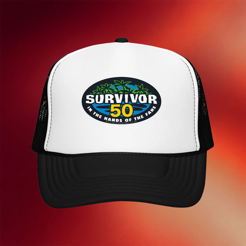Survivor Merch 2026 Survivor 50 In The Hands Of The Fan Trucker Hat Unique Gift For Friends - Merchluma