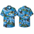 2026 Los Angeles Dodgers Godzilla Hawaiian Shirt LA Dodgers Merch Gifts For Brothers - Merchluma