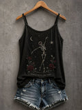 Dance With The Dark Tank Top Skeleton Halloween Merch USeful Gift For Women - Merchluma