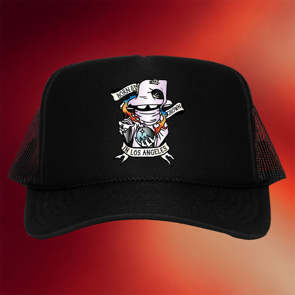 Wizard Trees Merch 2026 Tattoo Trucker Hat Wizard Magic Ball Cap Gift Ideas For Friends - Merchluma