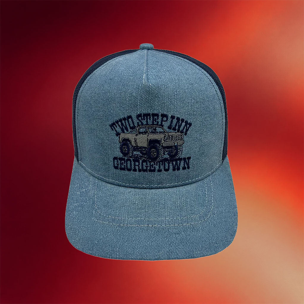 Two Step Inn Merch 2026 Two Step Inn Georgetown Trucker Hat Truckin' Hat Gifts For Music Lovers - Merchluma