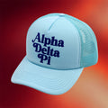WLU Edu Merch Alpha Delta Pi Trucker Hat Unique Gifts For Brothers - Merchluma