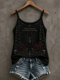 Without The Dark We Never See The Stars Tank Top Gothic Spider Clothes Cozy Apparel Gift - Merchluma