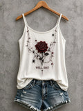 Well Shit Roses Tank Top Gothic Rose Clothes Birthday Presents For Wife - Merchluma