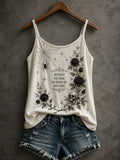 Without The Dark We Never See The Stars Tank Top Halloween Clothing Spooky Lover Gift - Merchluma