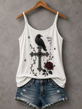 Well Shit Spider Tank Top Gothic Crow Merch Halloween Gifts For Girlfriend - Merchluma