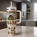 Teenage Mutant Ninja Turtles Tumbler 2026 Pizza Time Travel Cup TMNT Merch Gift For Fans - Merchluma
