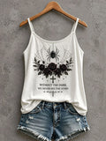 Without The Dark We Never See The Stars Tank Top Halloween Merch Gifts For Wife - Merchluma