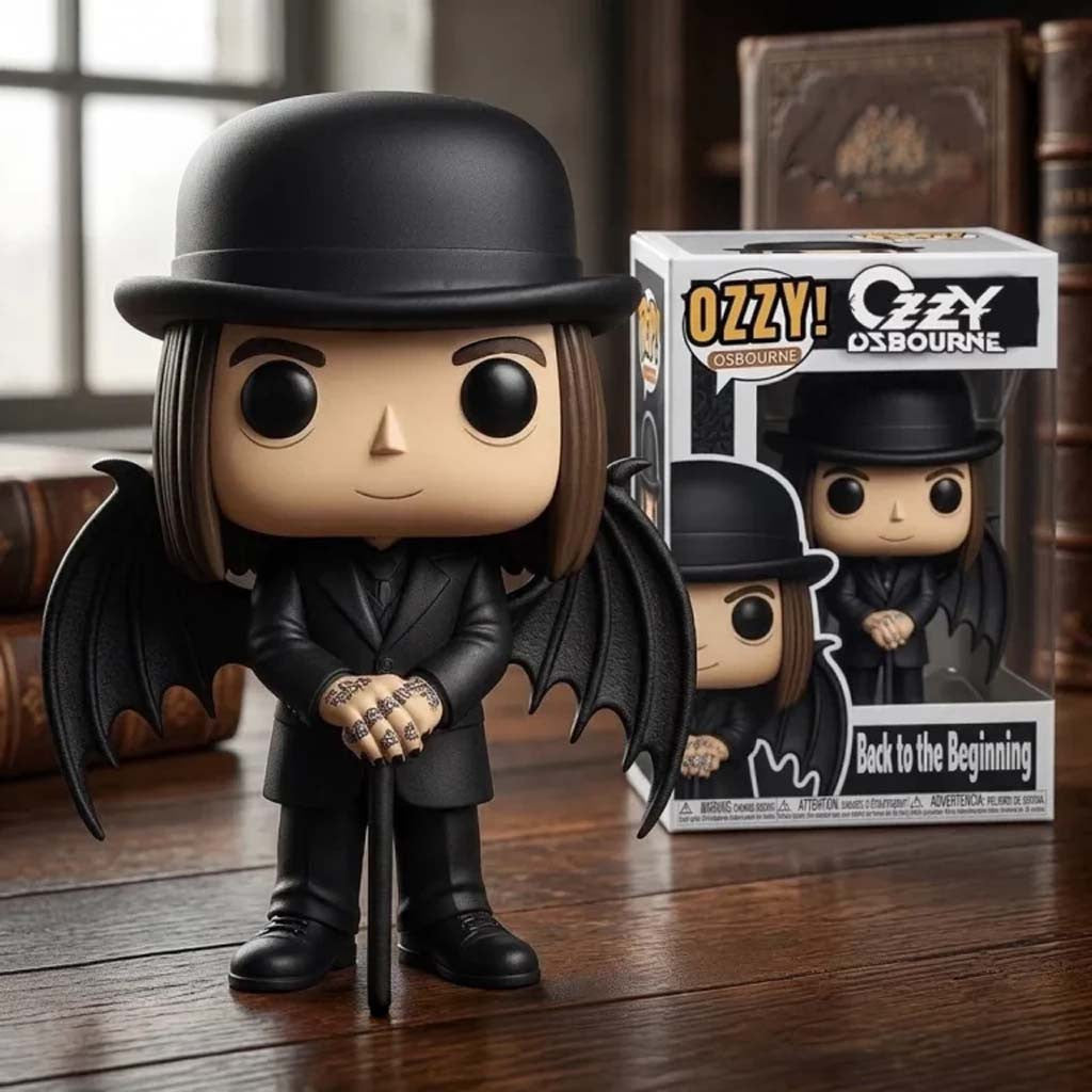 Ozzy Osbourne Back To The Beginning Funko Pop Ozzy Osbourne Merch Display Decor Gift For Fans - Merchluma