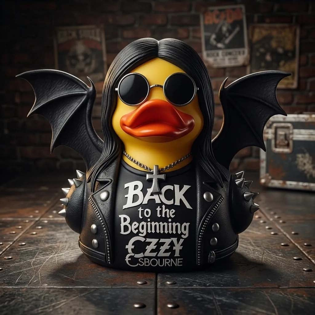 Ozzy Osbourne Bat Wings Duck Funko Pop Back To The Beginning Ozzy Osbourne Merch Gift For Fans - Merchluma