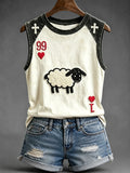 99 Hearts Lost Sheep Tank Top Sheep Lover Merch Birthday Present For Her - Merchluma