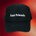 Fast Friends Merch 2026 Fast Friends Logo Trucker Hat Black Best Gifts For Boyfriend - Merchluma
