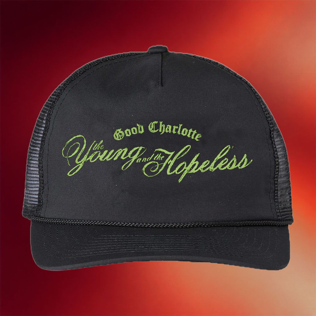 Good Charlotte Merch 2026 Reimagined The Young and The Hopeless Trucker Hat Gift Ideas - Merchluma