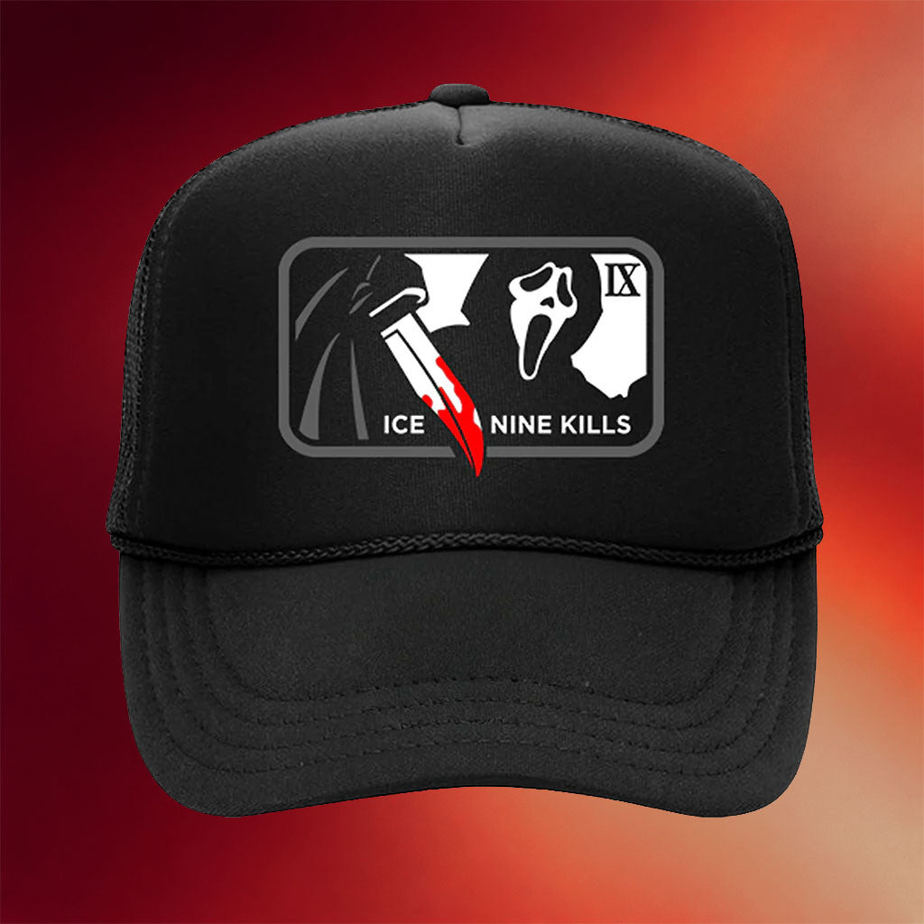 Ice Nine Kills Merch Ghostface Trucker Hat Ice Nine Kills Cap Best Gifts For Music Lovers - Merchluma