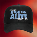 Keith Urban Merch 2026 High And Alive World Tour Black Trucker Hat Gifts For Music Fans - Merchluma