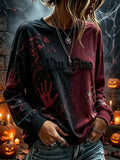 Im Fine Long Sleeve Shirt Halloween Spooky Gothic Merch Birthday Present For Mom - Merchluma