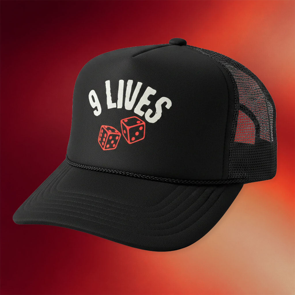 Koe Wetzel Merch 9 Lives Trucker Hat 2026 Koe Wetzel Cap Unique Gifts For Music Lovers - Merchluma