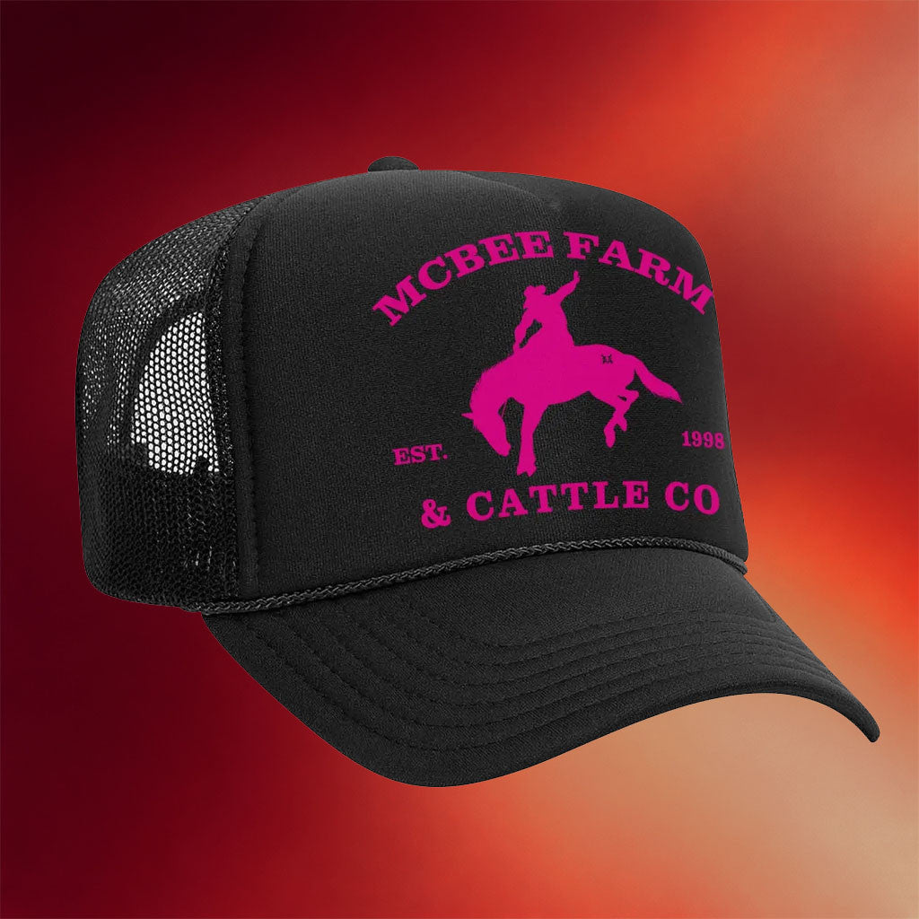 MCBEE Farms Merch 2026 Buckin Bronc Foam Trucker Hat Mother's Day Presents - Merchluma