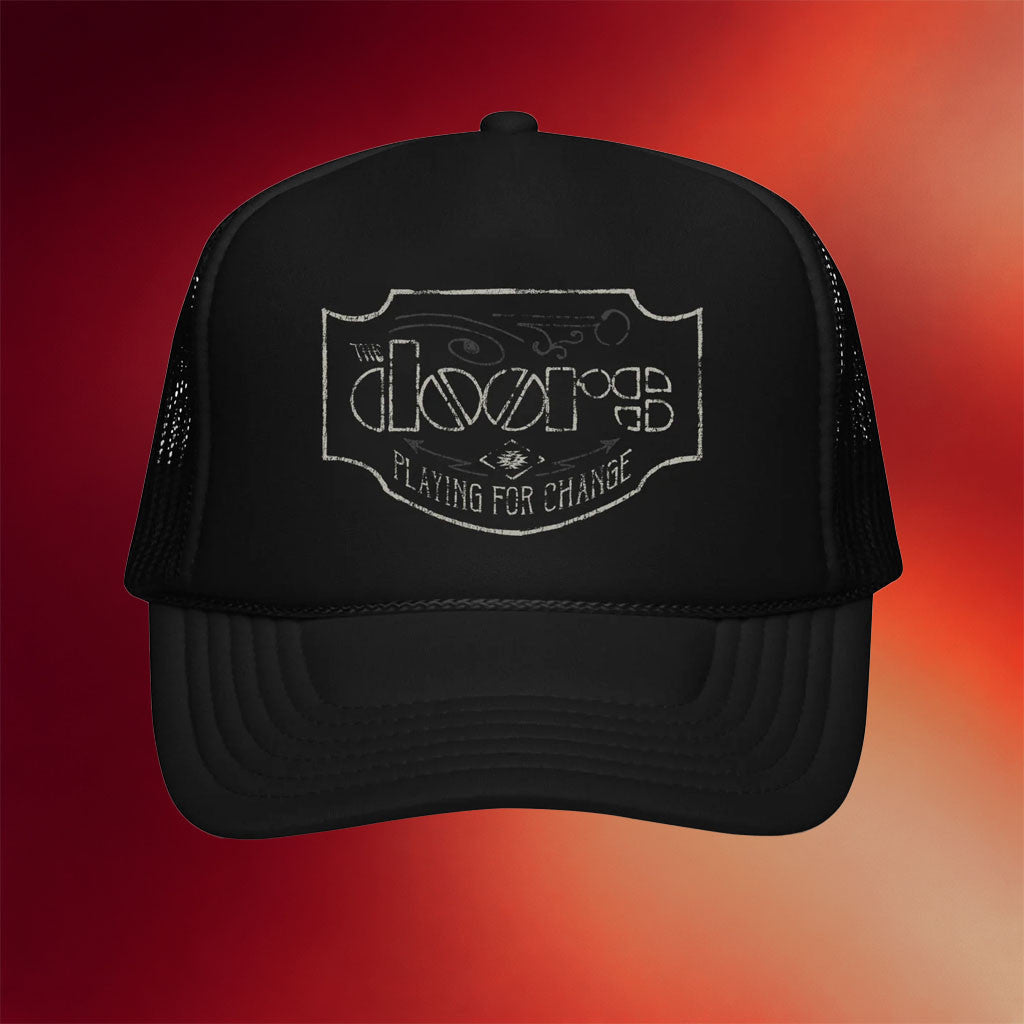 Playing For Change Merch Riders On The Storm Trucker Hat Best Birthday Gift For Husband - Merchluma