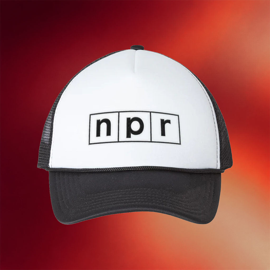 NPR Merch 2026 NPR Single Color Logo Trucker Hat Special Birthday Gifts For Dad - Merchluma