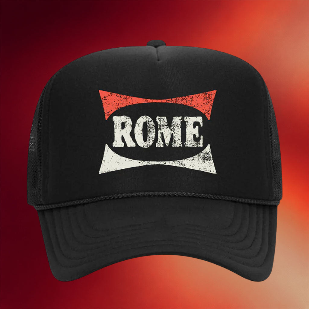 The Merch Collective Merch Rome Octane Trucker Hat Gifts For Rome Band Fans - Merchluma