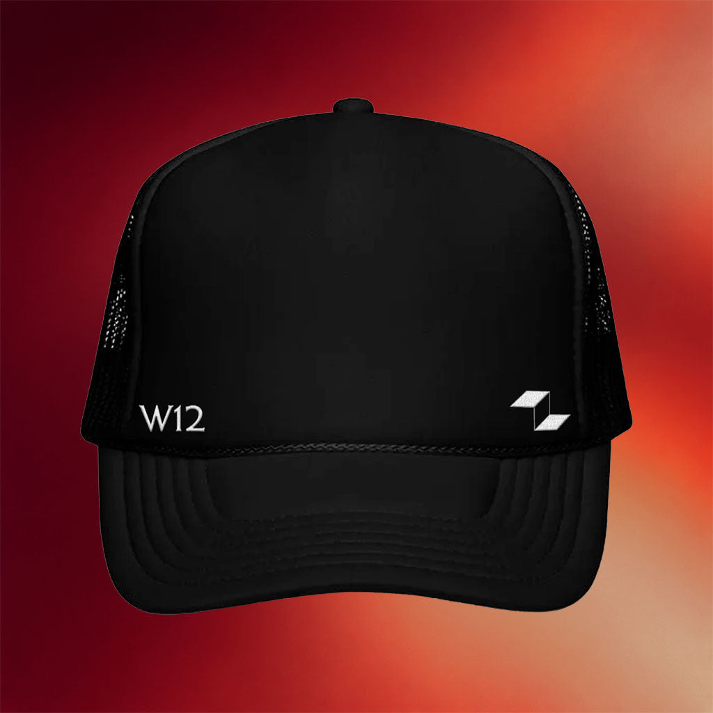 Zayn Merch Zayn W12 Trucker Hat Black Music Lover Gifts For Him - Merchluma