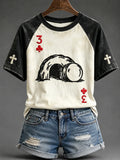 Three Days Christian Playing Card T-Shirt Christian Easter Merch Gifts For Her - Merchluma