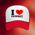 SeeYouSpaceCowboy Merch 2026 I Heart Cowboy Trucker Hat Birthday Gift For Husband - Merchluma