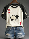 99 Hearts Lost Sheep Luke 15 Playing Card T-Shirt Sheep Card Tee New Outfit Ideas - Merchluma