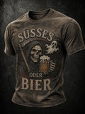 Susses Oder Bier T-Shirt Halloween Beer Merch Halloween Gifts For Him - Merchluma