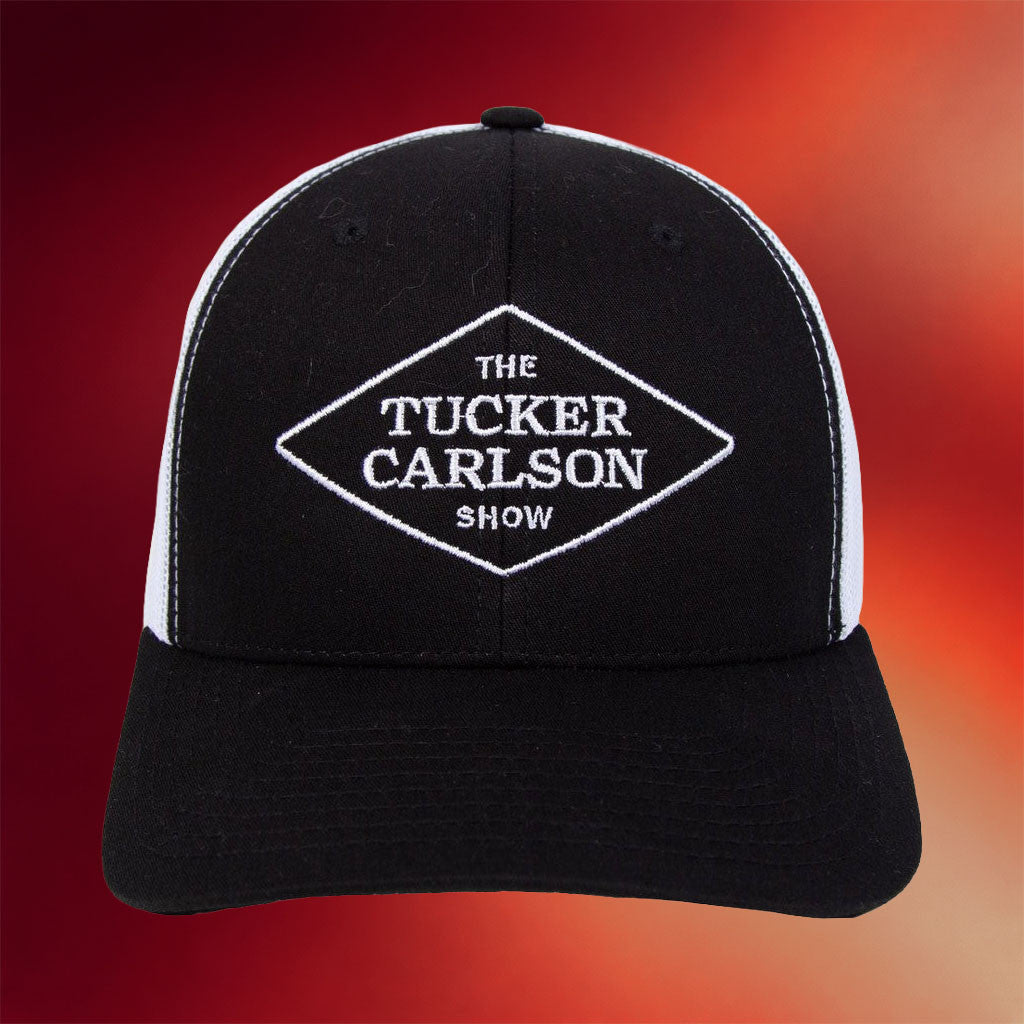 Old Row Merch The Tucker Carlson Show Trucker Hat Embroidered Present For Dad - Merchluma