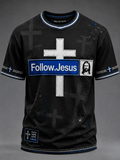 Walk By Faith Follow Jesus Faith Hope Love T-Shirt Christian Faith Shirt Best Gifts For Men - Merchluma