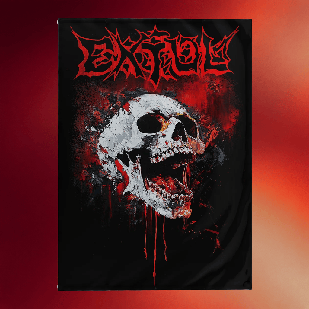 EXTOL Merch 2026 Skull Flag EXTOL Band Merch Indoor Outdoor Decor Gifts For Metal Fans - Merchluma