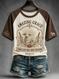 Amazing Grace I Was Lost But Now I'm Found T-Shirt Religious Lamb Tee Gifts For My Wife - Merchluma