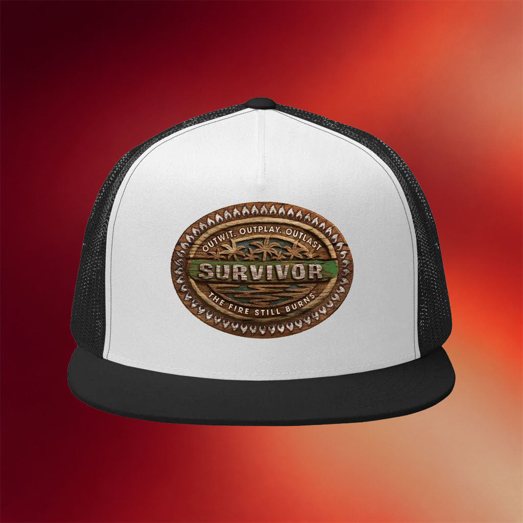 Survivor Merch 2026 Survivor The Fire Still Burns Trucker Snapback Hat Best Gift For Reality TV Fans - Merchluma