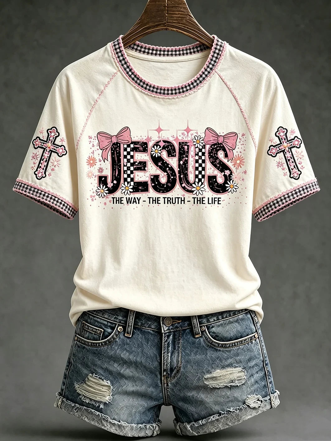 Jesus The Way The Truth The Life T-Shirt Christian Faith Merch Unique Gifts For Women - Merchluma