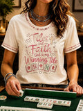 Tiles And Faith God Is My Winning Tile T-Shirt Mahjong Faith Tee Birthday Gift Ideas For Women - Merchluma
