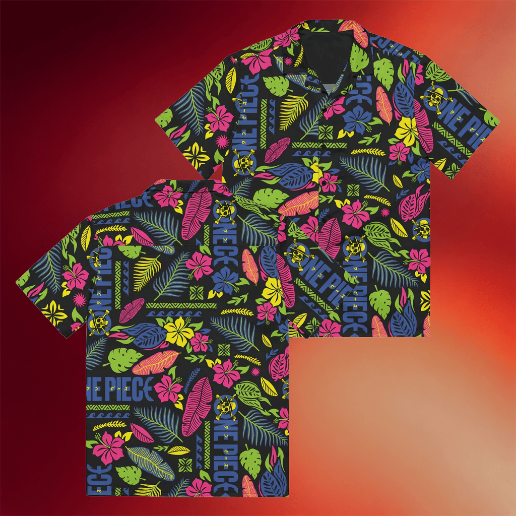 Netflix One Piece Merch 2026 One Piece Radical Adventures Button Up Shirt Gifts For Brothers - Merchluma