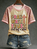 Pray Wait Trust God Has A Plan T-Shirt Christian Faith Merch Gifts Ideas - Merchluma
