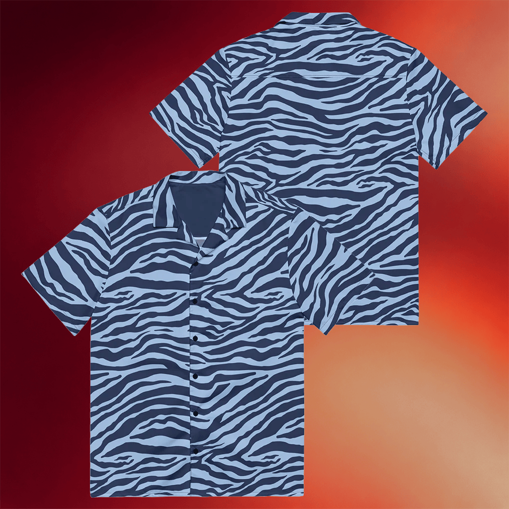 Netflix One Piece Merch 2026 One Piece Zebra Button Up Shirt Unique Gift For Boyfriend - Merchluma