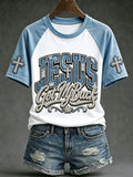 Jesus Got My Back T-Shirt Christian Faith Shirt Unique Birthday Gift For Women - Merchluma